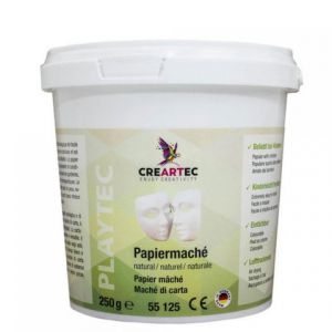 Masa papierowa Papier Mache Creartec Natural 250g